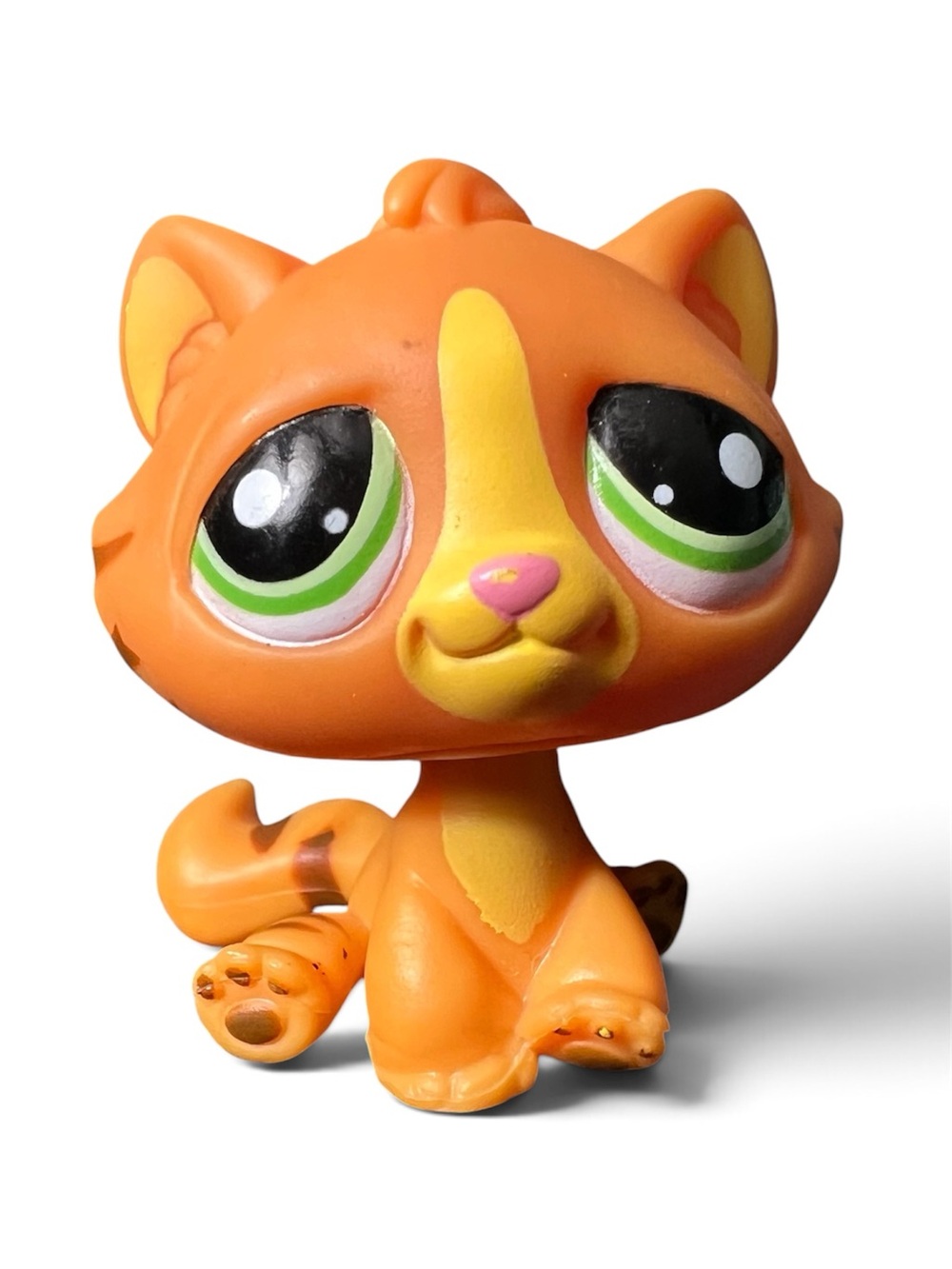 Littlest Pet Shop Orange Cat Figurine Pet Toy - Cute Collectible